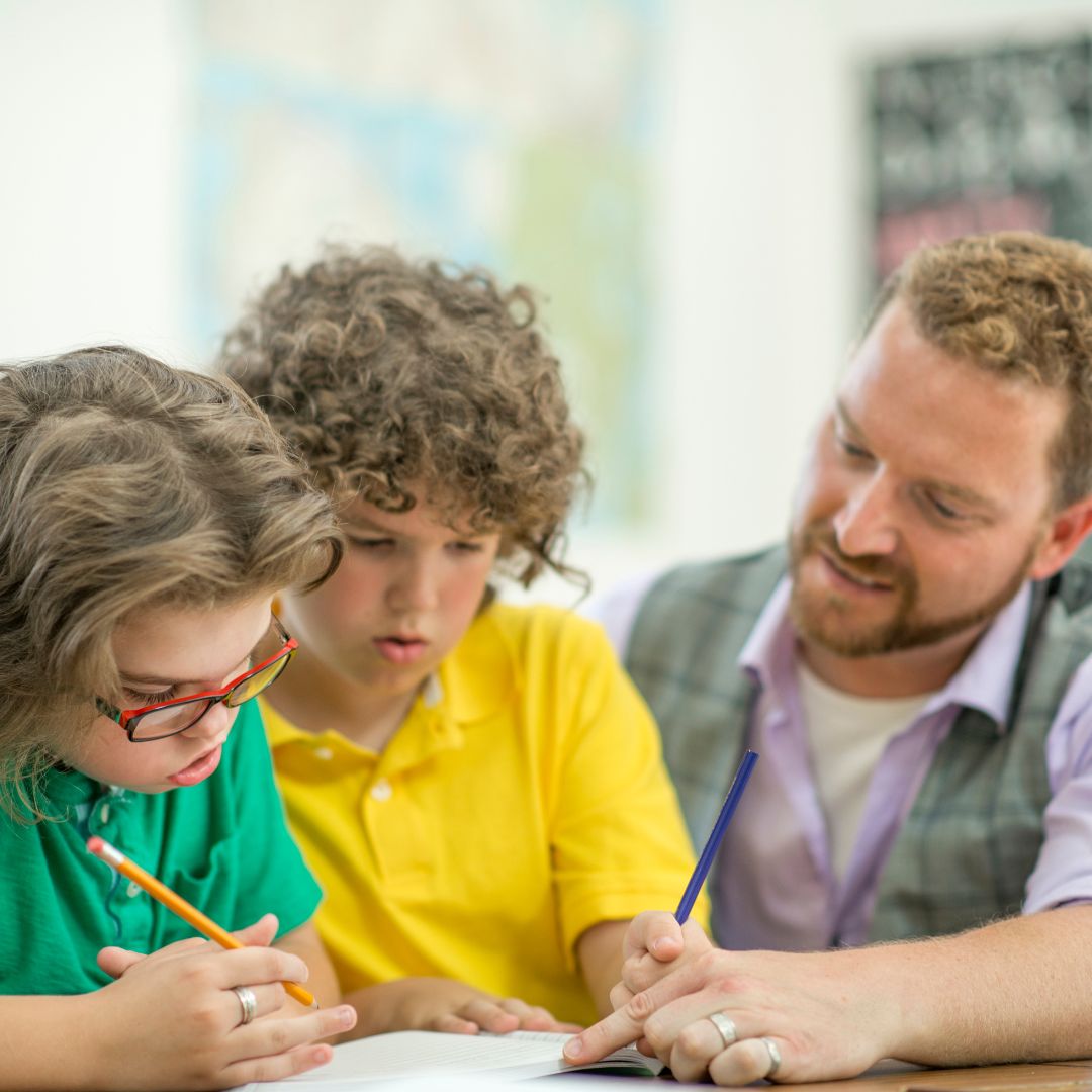 Teacher and student.