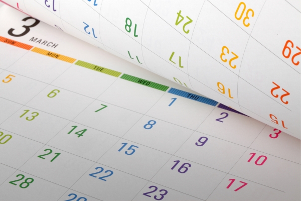 image of a calendar